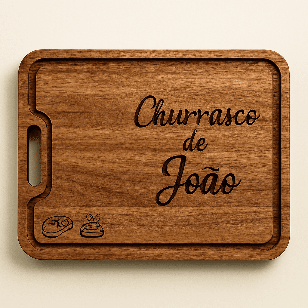 Tábua de cortar carne personalizada